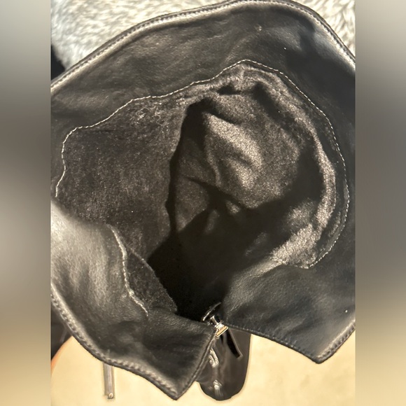 Onlymaker Thigh high suede high heel boots sz 13 - Picture 8 of 8